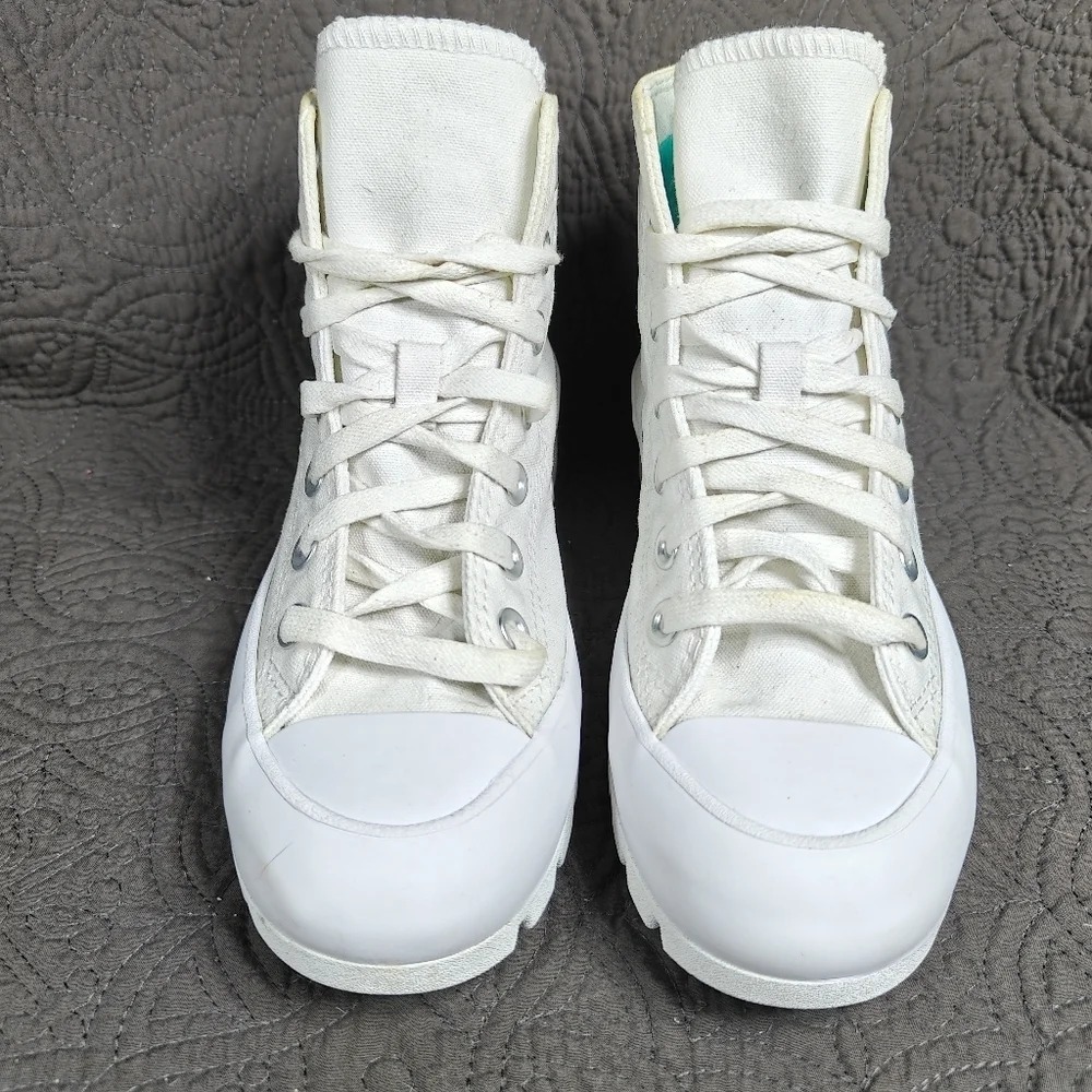 Converse Chuck Taylor All Star High Lugged White Platform Women's Size 5